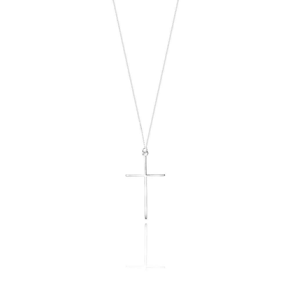 Lindi Kingi Deluxe | Nirvana Cross Pendant Silver