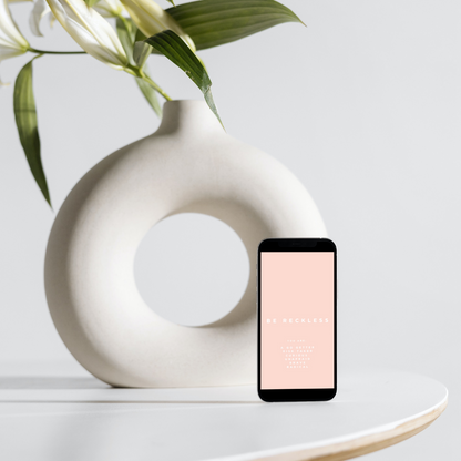 Muse Inspirations | Phone Wallpaper - BE RECKLESS