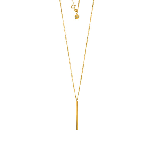 Cut to the Chase Necklace Gold