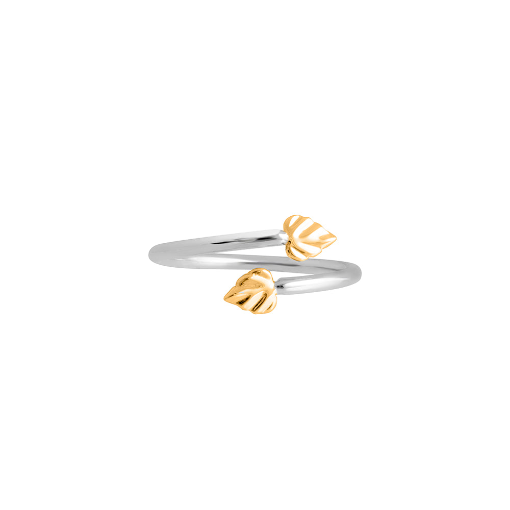 Wild | Heartspace Ring |Sterling Silver w 9CT Gold |The Mint Republic 