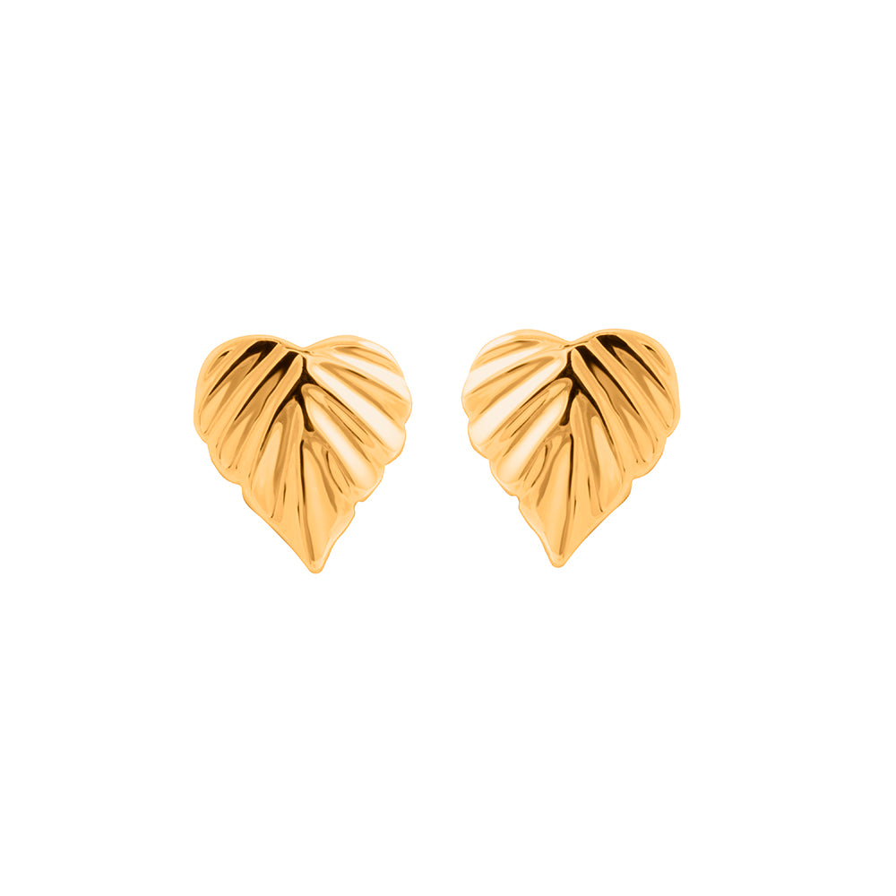 Wild |  Heartspace Studs |9CT Gold |The Mint Republic 