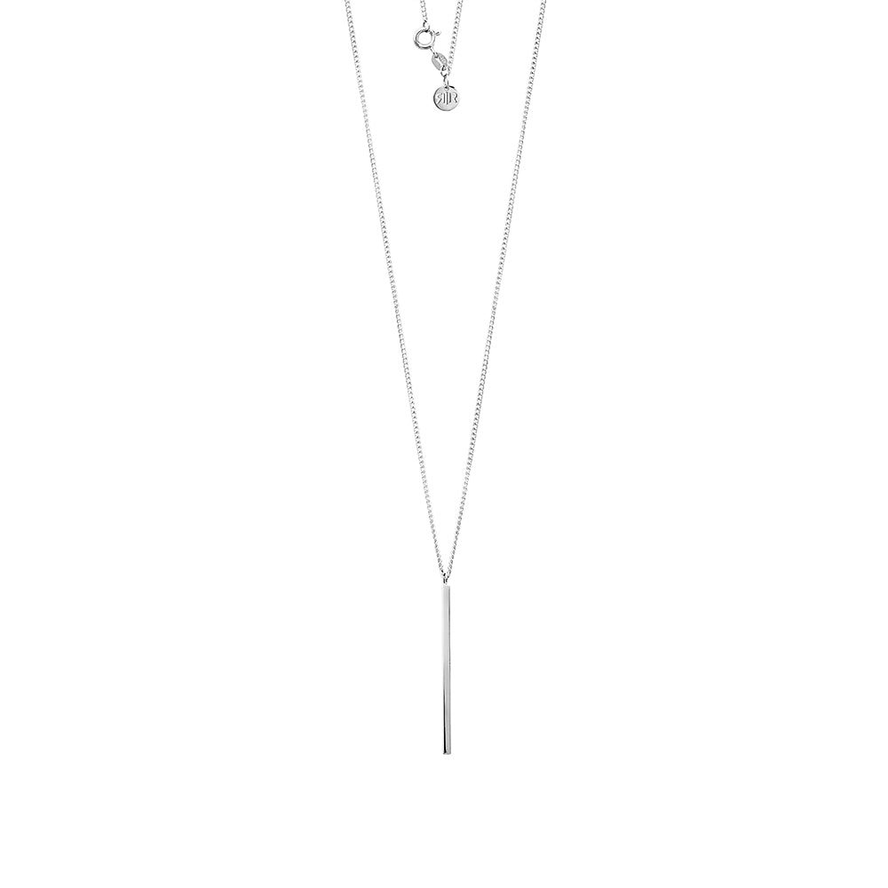 Cut to the Chase Necklace Silver