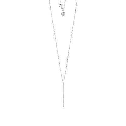 Cut to the Chase Necklace Silver