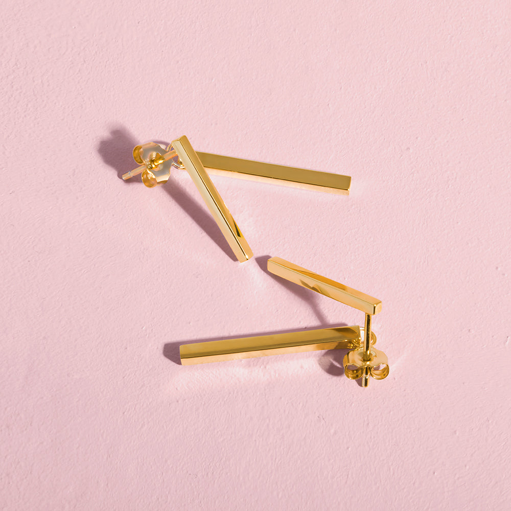 Republic Road | Jacket Earrings | Gold 
