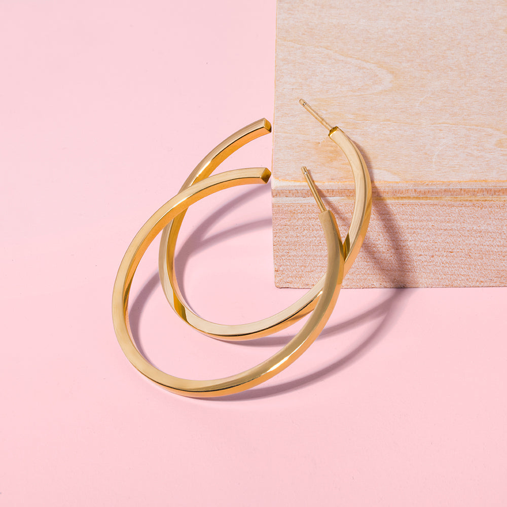 Republic Road Gold Hoops 